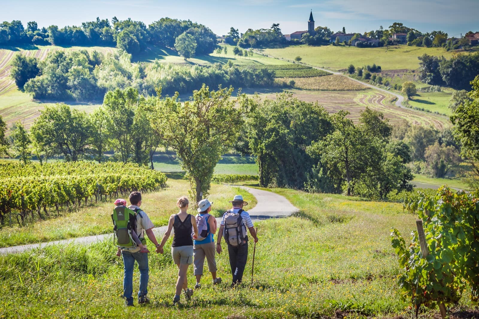 Sentier des vignes de Cahuzac