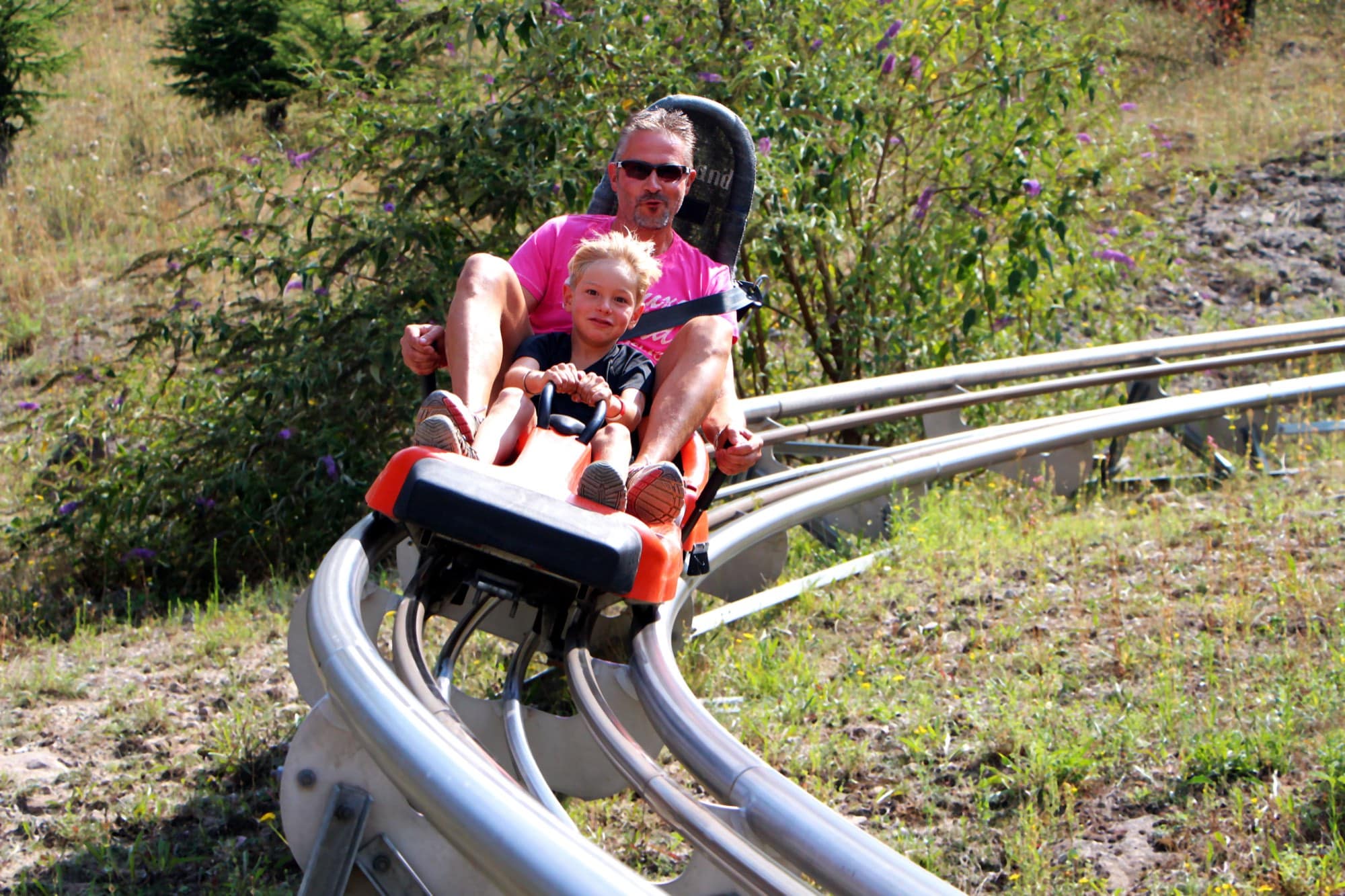 La luge d'été de Cap'Découverte