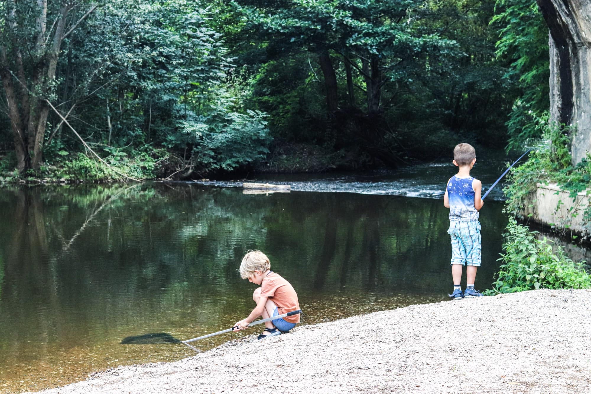 Pêche aux abords du Viaur