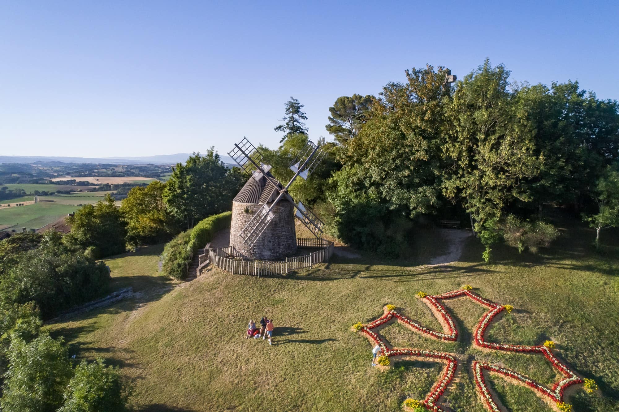 Le moulin à vent de la Salette, à Lautrec